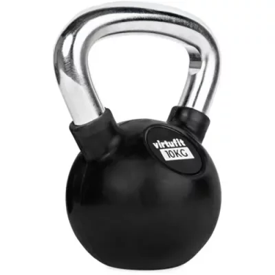 VIRTUFIT Kettlebell caoutchouc/chrome 