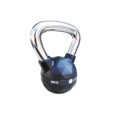 SVELTUS Kettlebell diamant 8 kg -  - Acier et ur&eacute;thane - Musculation - Halt&eacute;rophilie