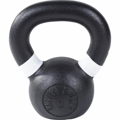 GORILLA SPORTS Kettlebell en fonte noir avec couleur ray&eacute; poign&eacute;es de 4kg - Halt&egrave;re russe