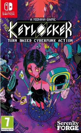 JUST FOR GAMES Keylocker  Turn Based Cyberpunk Action - Jeu Nintendo Switch