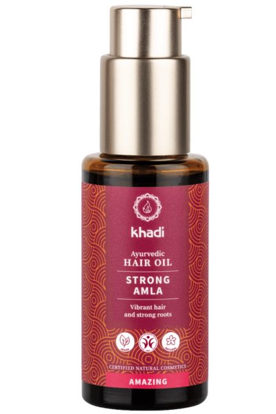 KHADI  Amazing Ayurvedic Hair Oil Strong Amla 50 ml