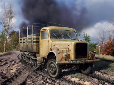 ICM Khd S3000/ss M Maultier Wwii German Semi-tracked Truck- 1:35e - 