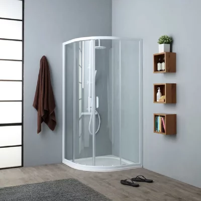 KIAMAMI VALENTINA  - Paroi De Douche Transparent Angulaire 90X90 Cm Venere