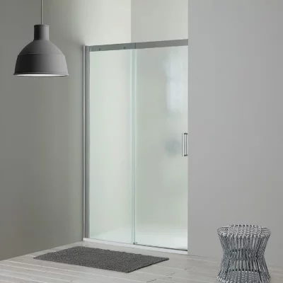KIAMAMI VALENTINA  Porte de douche 130cm - Verre satin&eacute;
