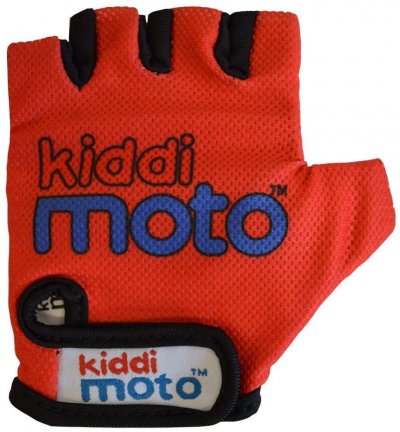 KIDDIMOTO  GLV001M Gants Uni, Rouge, Taille M 