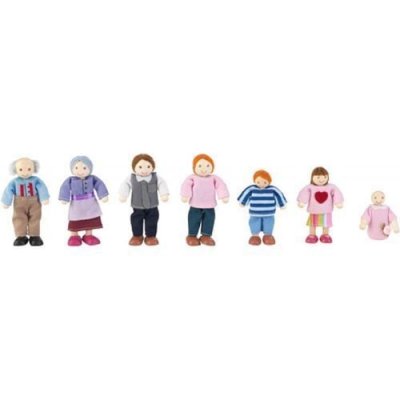KIDKRAFT  - Doll Family of 7 - Caucasian