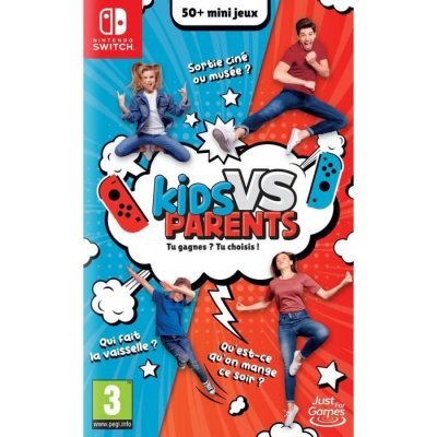 JUST FOR GAMES Kids vs Parents Nintendo Switch 