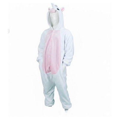 PARTYPRO Kigurumi deguisement licorne blanche et rose 7-9ans P021-002