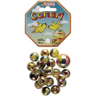KIM PLAY Kim'Play - 500801 - Jeu de Plein Air - 20 Billes + 1 Calots - Canari
