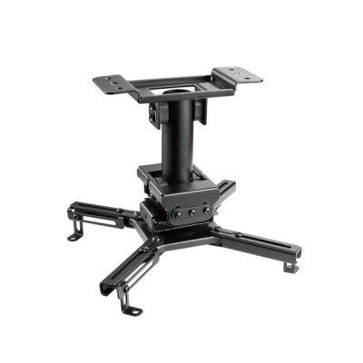 KIMEX  052-3001 Support de Plafond pour projecteur, Hauteur 25 cm, Noir