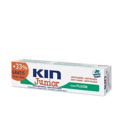 KIN  Junior dentifrice Junior p&acirc;te de menthe douce 75ml+25ml