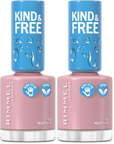 RIMMEL KIND & FREE nail polish #154-milky bare
