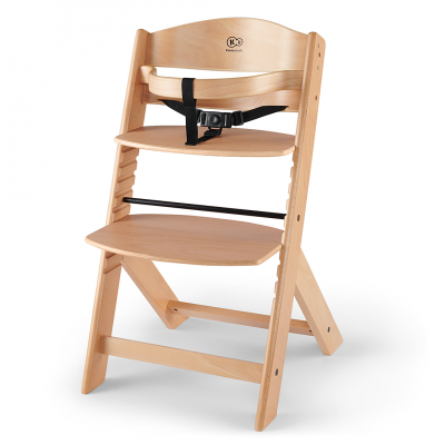 KINDERKRAFT  Chaise haute enfant &eacute;volutive Enock bois wooden