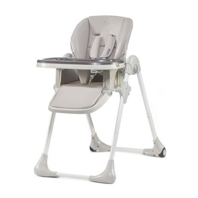 KINDERKRAFT  Chaise haute enfant &eacute;volutive Yummy grise