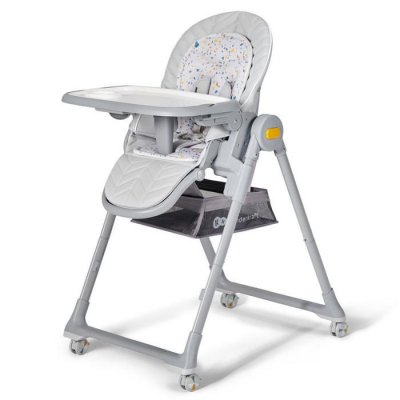 KINDERKRAFT  LASTREE Transat et chaise haute 2 en 1 - Gris