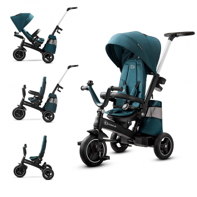 KINDERKRAFT  Tricycle Enfant &Eacute;volutif EASYTWIST, Accessoires, Vert