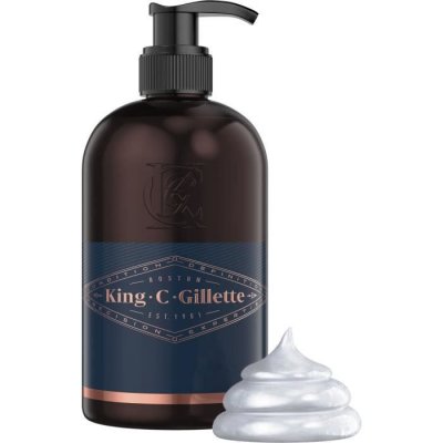 GILLETTE KING C.  Nettoyant pour la barbe et le visage - 350&nbsp;ml