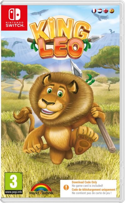 JUST FOR GAMES King Leo Nintendo SWITCH (Code de t&eacute;l&eacute;chargement) - Neuf