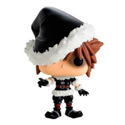 POP Kingdom Hearts 3 Figurine ! Disney Vinyl Christmas Town Sora 9 Cm