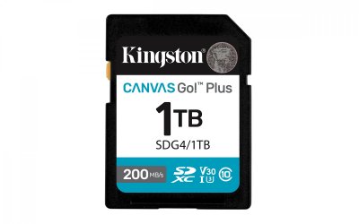 KINGSTON  Canvas Go! Plus SDXC 1 To, Carte m&eacute;moire