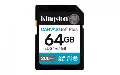 KINGSTON  Canvas Go! Plus SDXC 64 Go, Carte m&eacute;moire