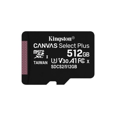KINGSTON  Canvas Select Plus Carte MIcro SD SDCS2/512GBSP Class 10