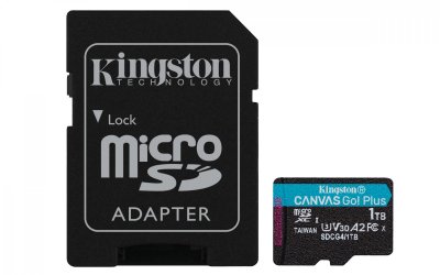 KINGSTON  Carte Sd Microsdxc Canvas Go Plus Gen4 A2 U3 V30 1tb