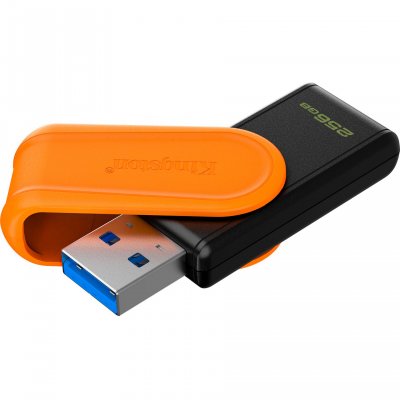 KINGSTON  DataTraveler Exodia S Cl&eacute; USB 256 GB noir, orange DTXS/256GB