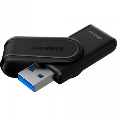 KINGSTON  DataTraveler Exodia S Cl&eacute; USB 64 GB noir DTXS/64GB