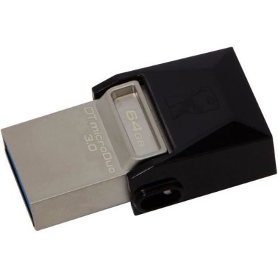 KINGSTON TECHNOLOGY KINGSTON - DataTraveler MicroDuo - Cl&eacute; USB - 64Go -  USB 3.0 et microUSB (Android/OTG)