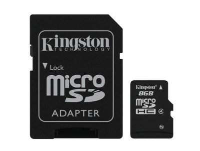 KINGSTON TECHNOLOGY Kingston MicroSDHC 8 Go