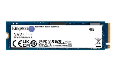 KINGSTON TECHNOLOGY Kingston NV2 - SSD - 4 To - interne - M.2 2280 - PCIe 4.0 x4 (NVMe)
