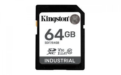KINGSTON  Technology 64G SDXC Industriel pSLC SDIT/64GB