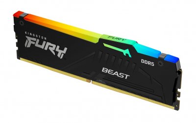 KINGSTON  Technology FURY Beast 64GB 5600MT/s DDR5 CL36 DIMM RGB - Neuf