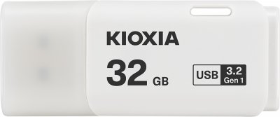 KIOXIA  32GB TransMemory U301 USB 3.2 Flash Drive, White