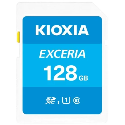 KIOXIA  Exceria Sdxc 128gb Class 10 Uhs-1 Memory Card Bleu