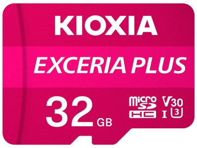 KIOXIA  SD MicroSD Card 32GB 98MB/s  Exceria Plus U3 V30 4K Video Recording
