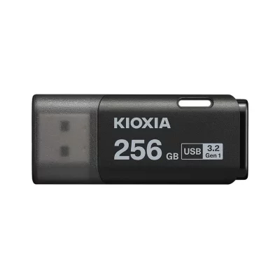 KIOXIA  TransMemory U301 Cl&eacute; USB 3.2 256 Go Noir