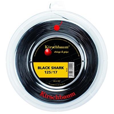 KIRSCHBAUM  shark bobine cordage de tennis noir 1,25 mm x 200 m
