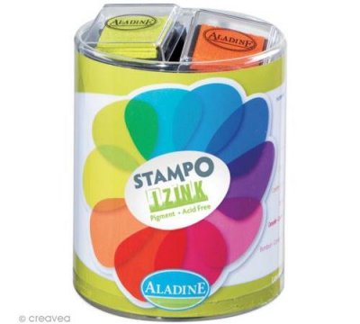 ALADINE Kit 10 encreurs Stampo'colors vitamine -  - couleur variant
