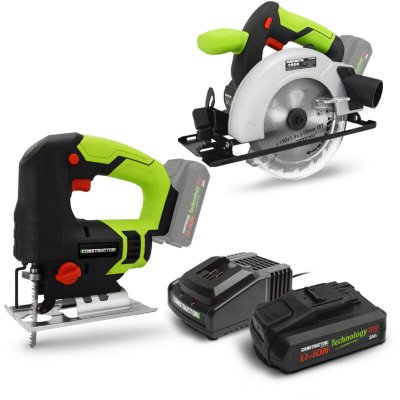 CONSTRUCTOR Kit 2 machines sans fil 20V + 1 bat 2Ah - Construc