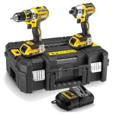 DEWALT Kit 2 Outils Xr 18v 3ah Li - Perceuse Et Visseuse