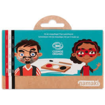NAMAKI Kit 3 couleurs pirate et coccinelle rouge blanc et noir - TU