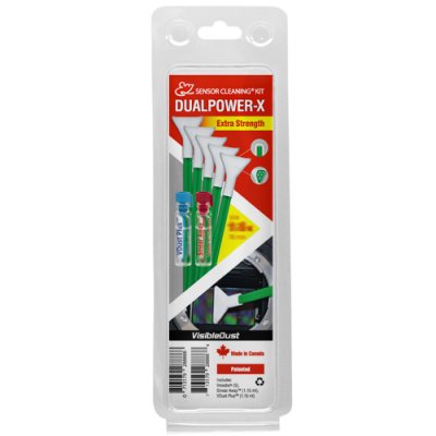 VISIBLEDUST Kit 5 spatules vertes 1.3x (20mm) + 1x VDust Plus + 1x Smear Away