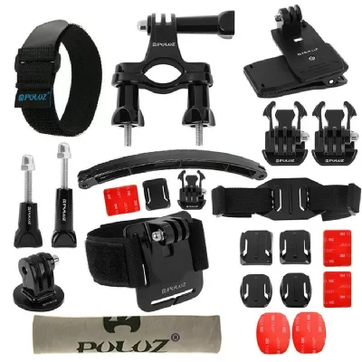YONIS Kit accessoire 24 en 1 gopro hero 2 3 4 5 fixation v&eacute;lo moto poignet