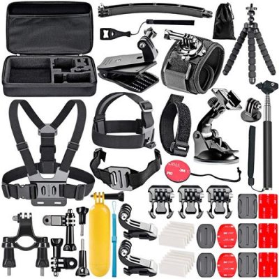 GENERIQUE Kit Accessoire pour Gopro Hero 6 5 Black 4 3+ 3 2 1 ,WiMiUS/Xiaomi  50 en 1