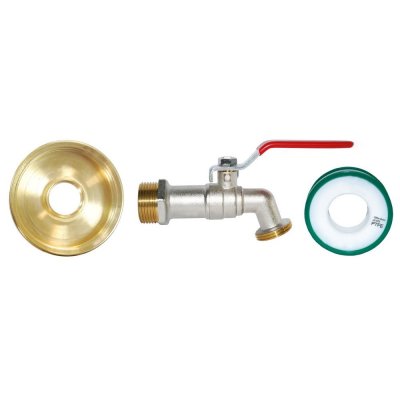 BOUTTE Kit adaptateur de cuve 1000L avec robinet m&eacute;tal 1/4 de tour Boutt&eacute;