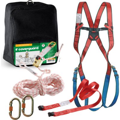 COVERGUARD Kit Antichute Toiture Avec Harnais Et Antichute Mobile