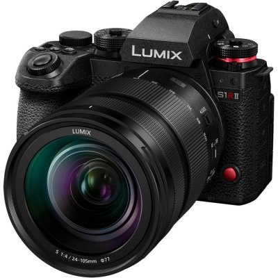 PANASONIC Kit Appareil photo hybride Lumix S1RII Noir + Optique 24-105 mm 