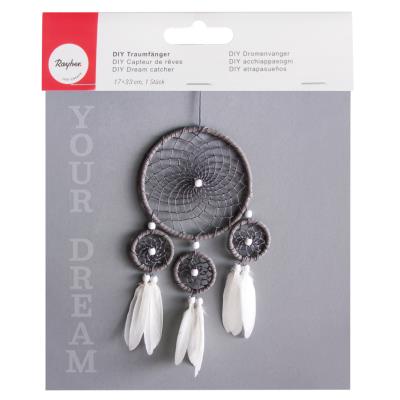 GENERIQUE Kit Attrape-r&ecirc;ves - Gris, blanc, bleu - Rayher - couleur variant